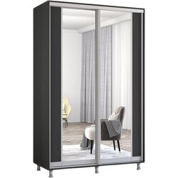 Dulap-cupe Mobildor Aron cu oglinda K2 130x200x60 (Anthracite) Thumb