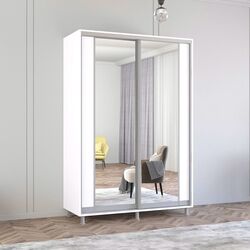 Dulap-cupe Mobildor Aron cu oglinda K2 150x240x60 (White)