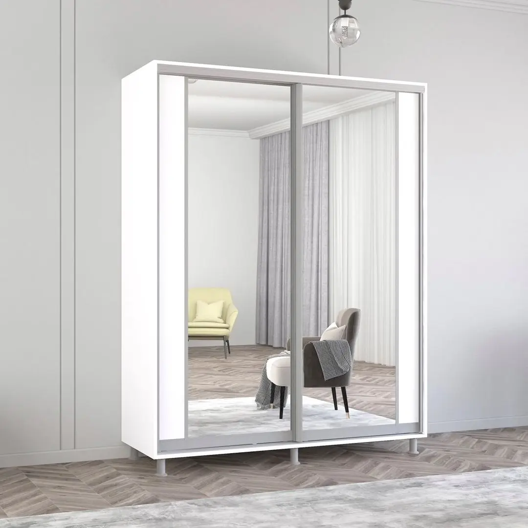 Шкаф-купе Mobildor Aron с зеркалом K2 170x200x60 (White)