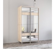 Dulap-cupe Mobildor Aron cu oglinda K3 Zebra 110x200x60 (Sonoma Oak)