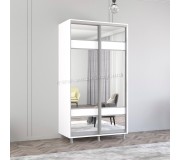 Dulap-cupe Mobildor Aron cu oglinda K3 Zebra 110x220x60 (White)