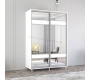 Шкаф-купе Mobildor Aron с зеркалом K3 Zebra 150x220x60 (White)