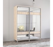 Dulap-cupe Mobildor Aron cu oglinda K3 Zebra 170x240x60 (Sonoma Oak)