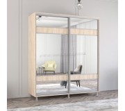 Dulap-cupe Mobildor Aron cu oglinda K3 Zebra 220x230x60 (Sonoma Oak)