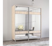 Dulap-cupe Mobildor Aron cu oglinda K3 Zebra 220x240x60 (Sonoma Oak)