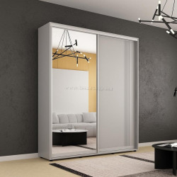 Dulap-cupe Mobildor Compact 1 oglinda/1 PAL/ornament linii 180x220x45 (Gray)