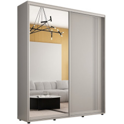 Dulap-cupe Mobildor Compact 1 oglinda/1 PAL/ornament linii 190x220x45 (Gray) Thumb