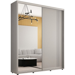 Dulap-cupe Mobildor Compact 1 oglinda/1 PAL/ornament linii 190x240x45 (Grey) Thumb