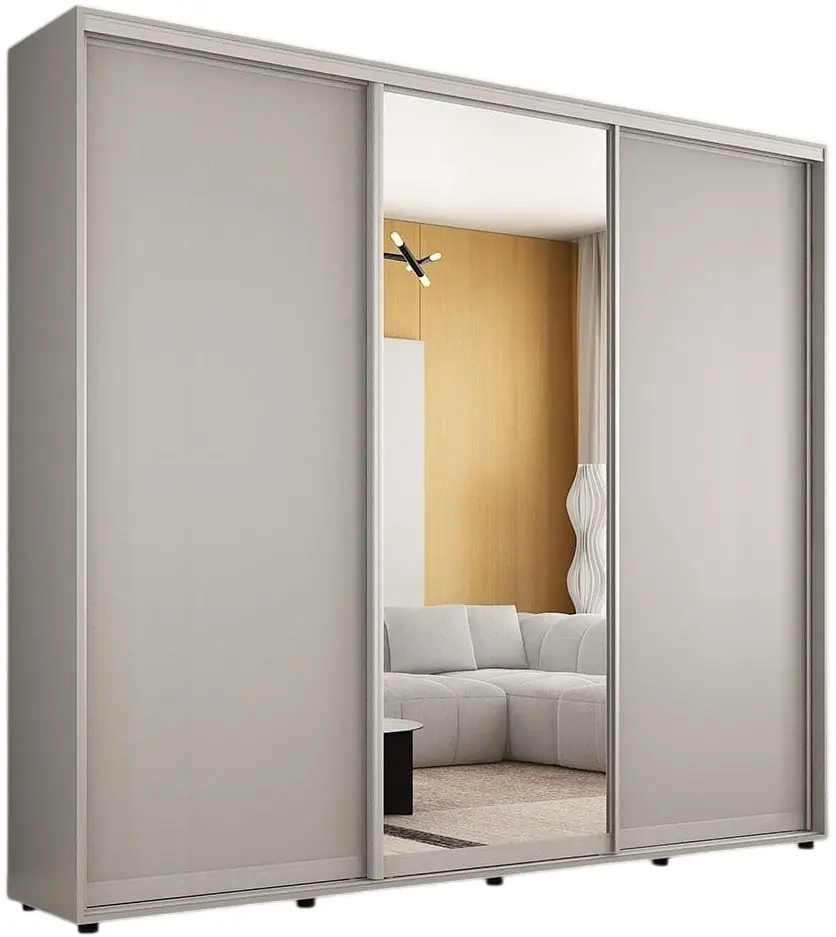 Dulap-cupe Mobildor Compact 1 oglinda/2 PAL 260x200x45 (Gray)