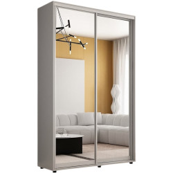 Dulap-cupe Mobildor Compact 2 usi oglinda 170x200x45 (Grey) Thumb