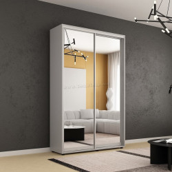 Dulap-cupe Mobildor Compact 2 usi oglinda 170x200x45 (Grey)