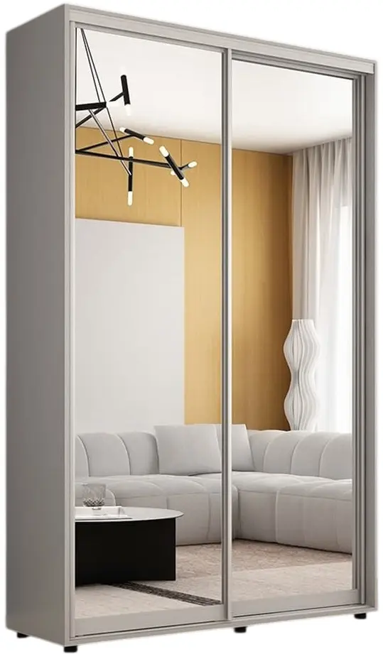 Dulap-cupe Mobildor Compact 2 usi oglinda 170x240x45 (Grey)