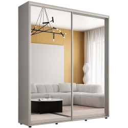 Dulap-cupe Mobildor Compact 2 usi oglinda 210x210x45 (Grey) Thumb