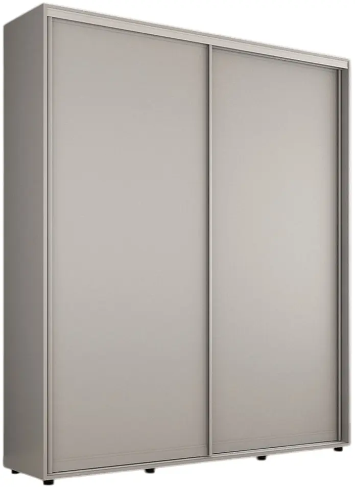 Шкаф-купе Mobildor Compact ДСП/2 двери 200x220x45 (Gray) - 2