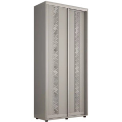Шкаф-купе Mobildor Compact ДСП/2 двери/греческий орнамент 110x220x45 (Gray) Thumb