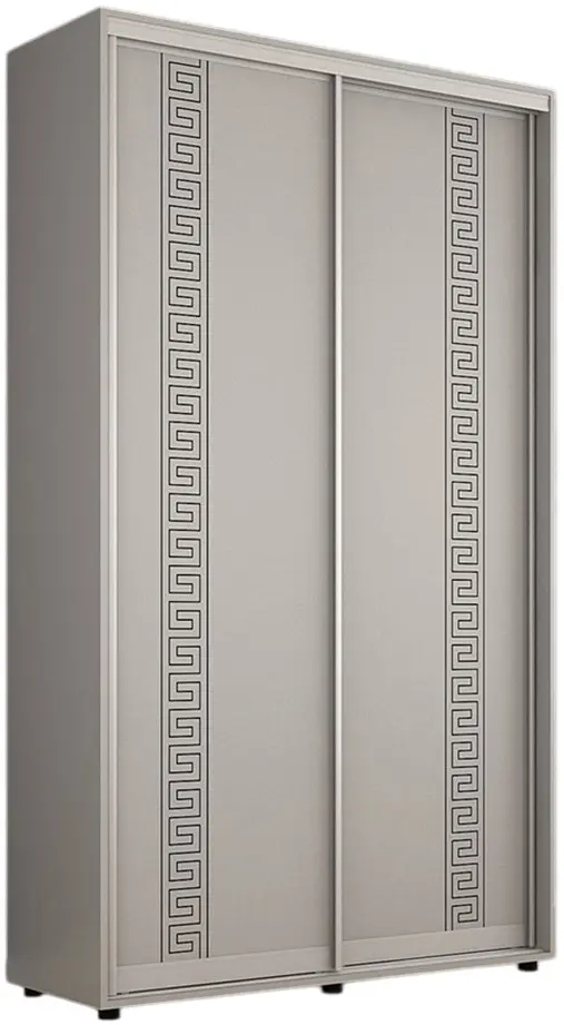 Dulap-cupe Mobildor Compact PAL/2 usi/ornament grecesc 160x220x45 (Gray) - 3