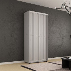 Dulap-cupe Mobildor Compact PAL/2 usi/ornament linii 100x200x45 (Grey)