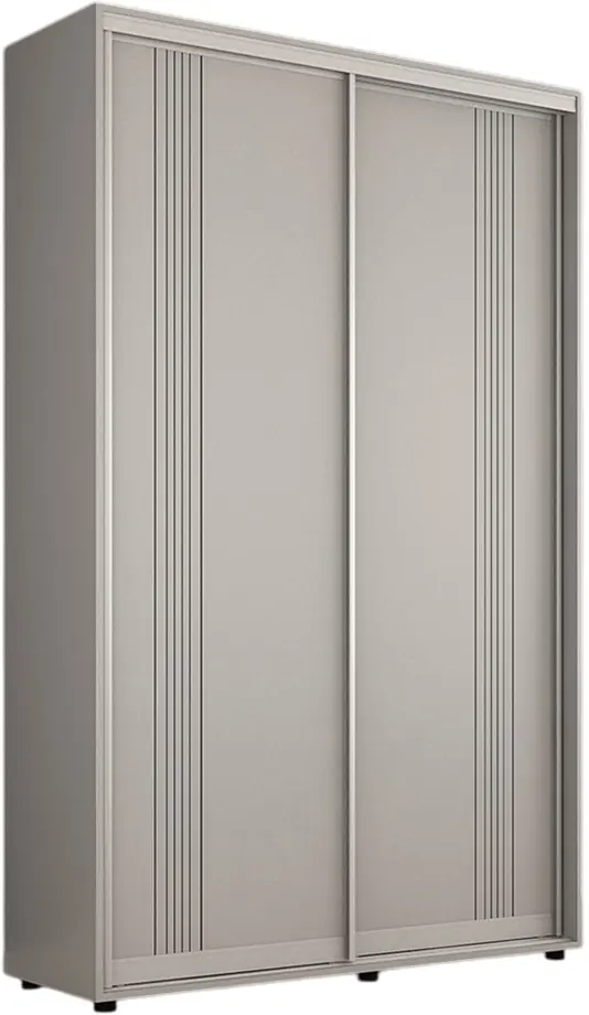 Dulap-cupe Mobildor Compact PAL/2 usi/ornament linii 150x200x45 (Grey)