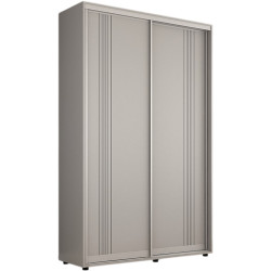 Шкаф-купе Mobildor Compact ДСП/2 двери/узор линии 160x220x45 (Gray) Thumb
