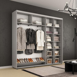 Dulap-cupe Mobildor Compact PAL/3 usi 260x200x45 (Gray) Thumb