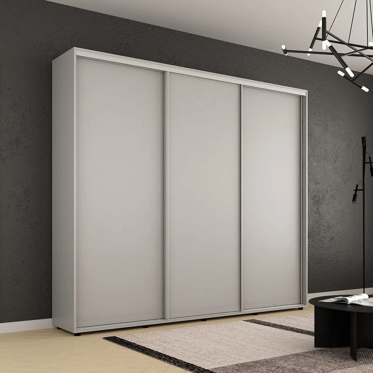 Dulap-cupe Mobildor Compact PAL/3 usi 260x220x45 (Gray)