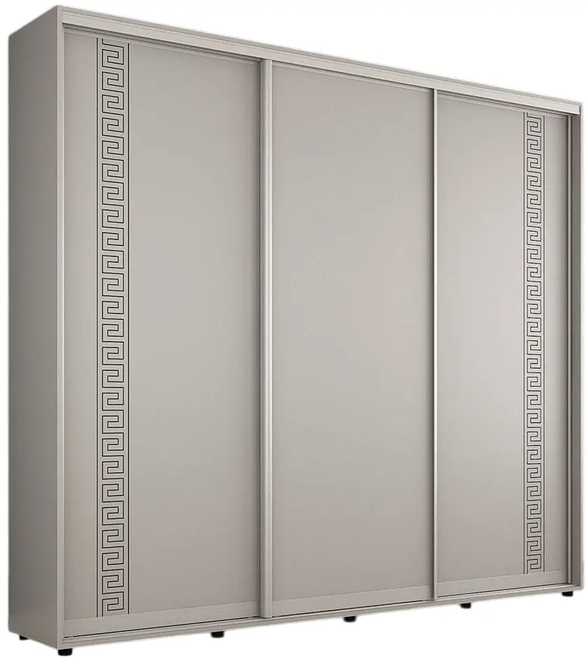 Dulap-cupe Mobildor Compact PAL/3 usi/ornament grecesc 270x220x45 (Gray) - 3