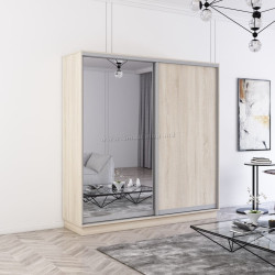 Dulap-cupe Mobildor Fox 1 oglinda/1 PAL 190x210x60 (Sonoma Oak)