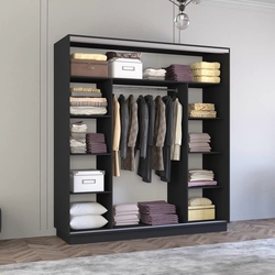 Dulap-cupe Mobildor Fox 1 oglinda/1 PAL 190x240x60 (Anthracite) Thumb