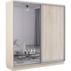Dulap-cupe Mobildor Fox 1 oglinda/1 PAL 210x200x60 (Sonoma Oak) Thumb