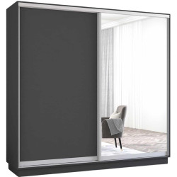 Dulap-cupe Mobildor Fox 1 oglinda/1 PAL 220x230x60 (Anthracite) Thumb