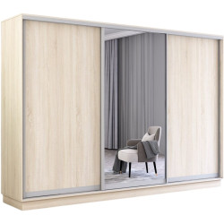 Dulap-cupe Mobildor Fox 1 oglinda/2 PAL 320x220x60 (Sonoma Oak) Thumb