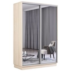 Dulap-cupe Mobildor Fox 2 oglinzi 130x230x60 (Sonoma Oak) Thumb