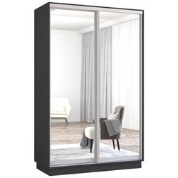 Dulap-cupe Mobildor Fox 2 oglinzi 150x230x60 (Anthracite) Thumb