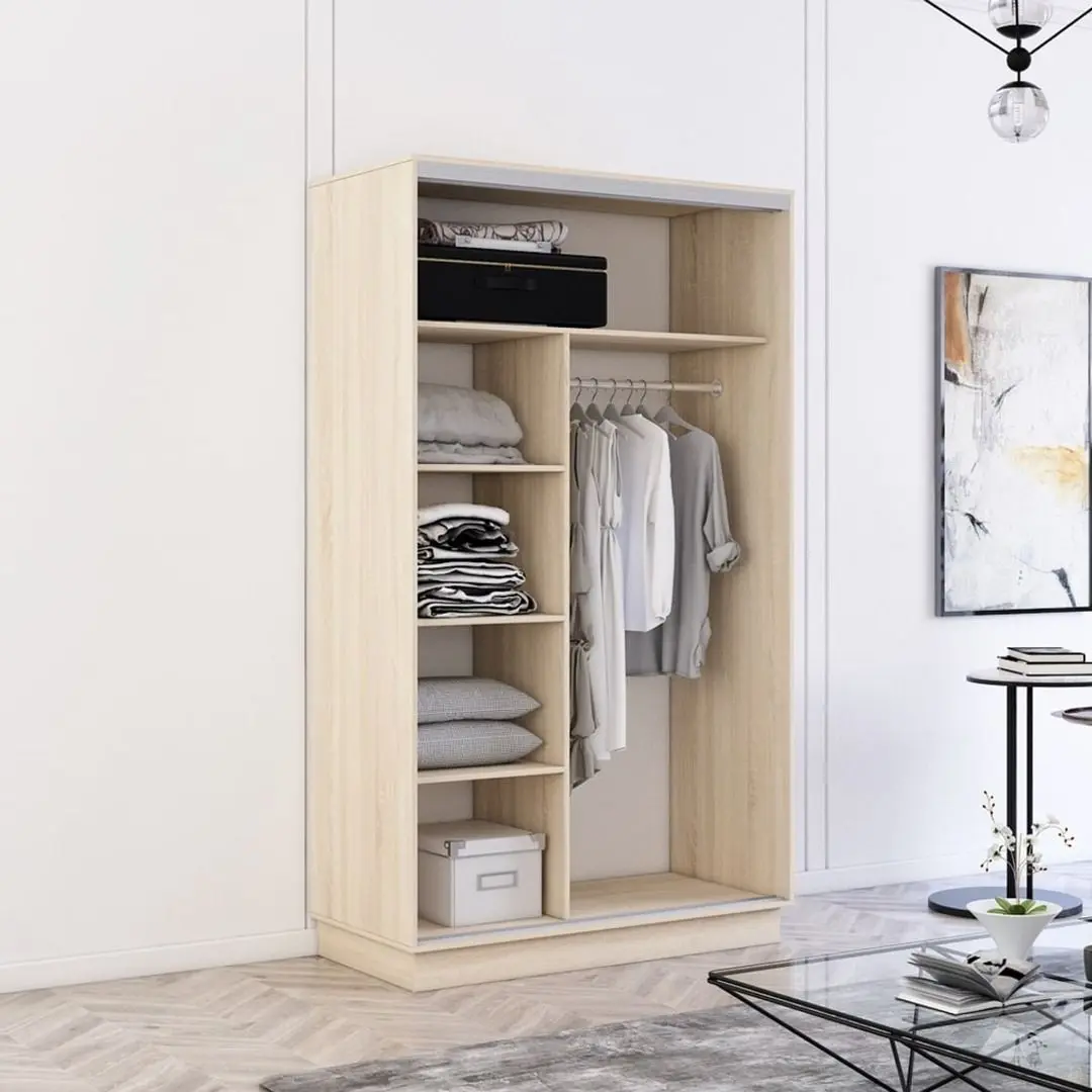 Dulap-cupe Mobildor Fox 2 oglinzi 160x240x60 (Sonoma Oak) - 3