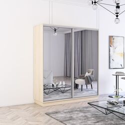 Dulap-cupe Mobildor Fox 2 oglinzi 170x210x60 (Sonoma Oak)