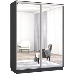 Dulap-cupe Mobildor Fox 2 oglinzi 170x220x60 (Anthracite) Thumb