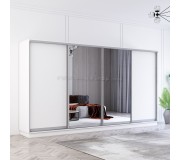 Dulap-cupe Mobildor Fox 2 usi cu oglinda 380x200x60 (White)