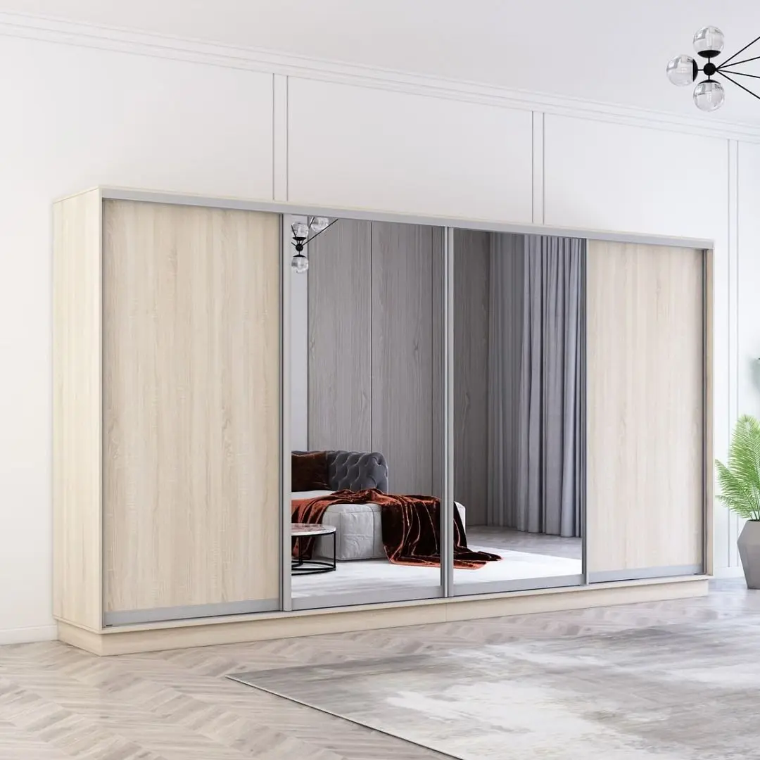 Dulap-cupe Mobildor Fox 2 usi cu oglinda 380x210x60 (Sonoma Oak)