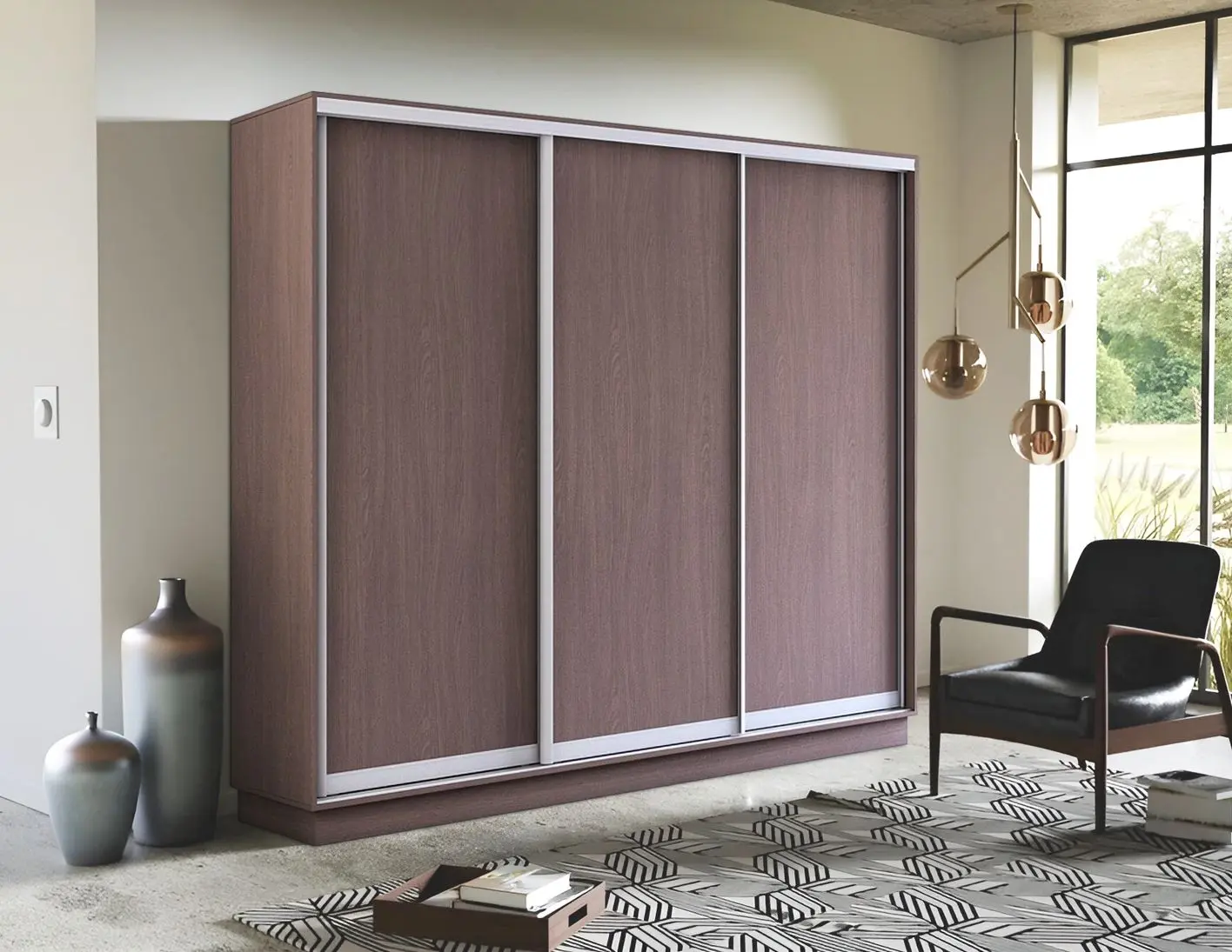 Dulap-cupe Mobildor Fox 200x240 (Wenge)
