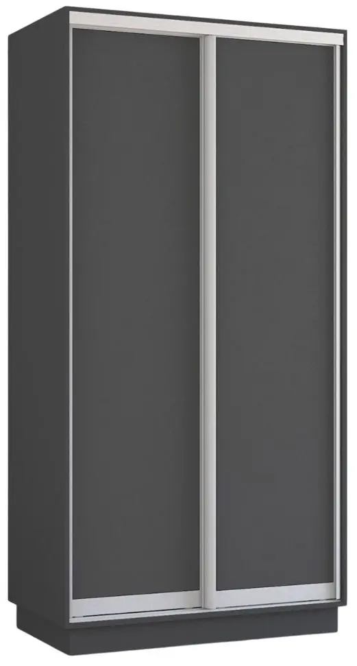 Шкаф-купе Mobildor Fox 2D двери ДСП 100x210x60 (Anthracite)