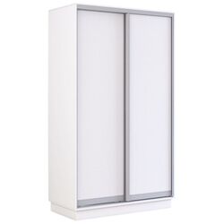 Dulap-cupe Mobildor Fox 2D usi PAL 100x240x60 (White) Thumb