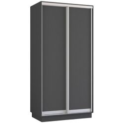 Шкаф-купе Mobildor Fox 2D двери ДСП 110x210x60 (Anthracite) Thumb