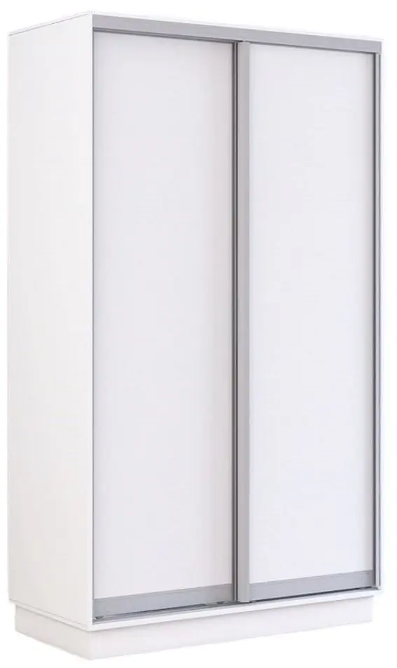 Шкаф-купе Mobildor Fox 2D двери ДСП 110x220x60 (White) - 2