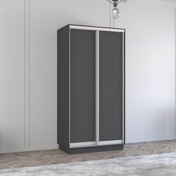 Шкаф-купе Mobildor Fox 2D двери ДСП 110x230x60 (Anthracite)