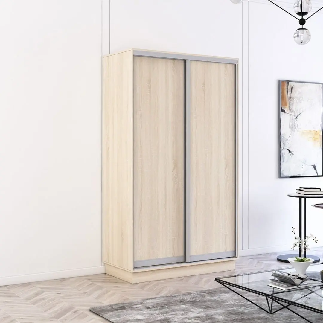 Dulap-cupe Mobildor Fox 2D usi PAL 120x200x60 (Sonoma Oak)