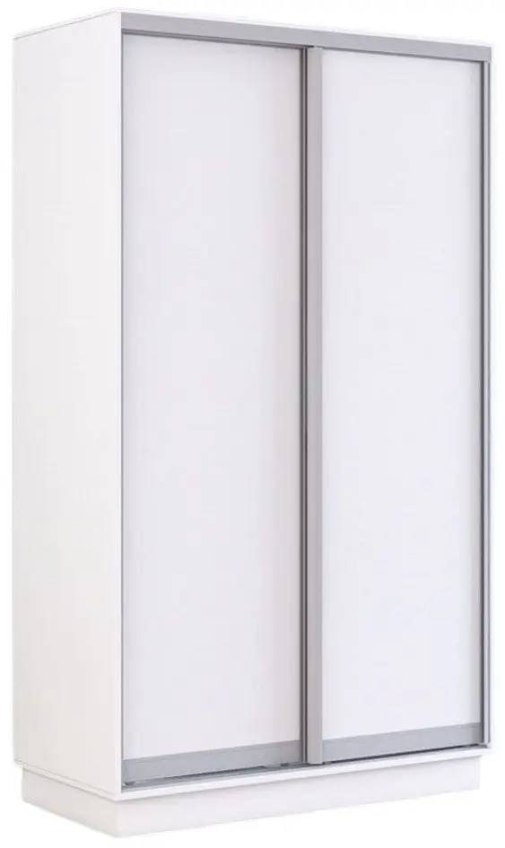 Шкаф-купе Mobildor Fox 2D двери ДСП 120x200x60 (White) - 2