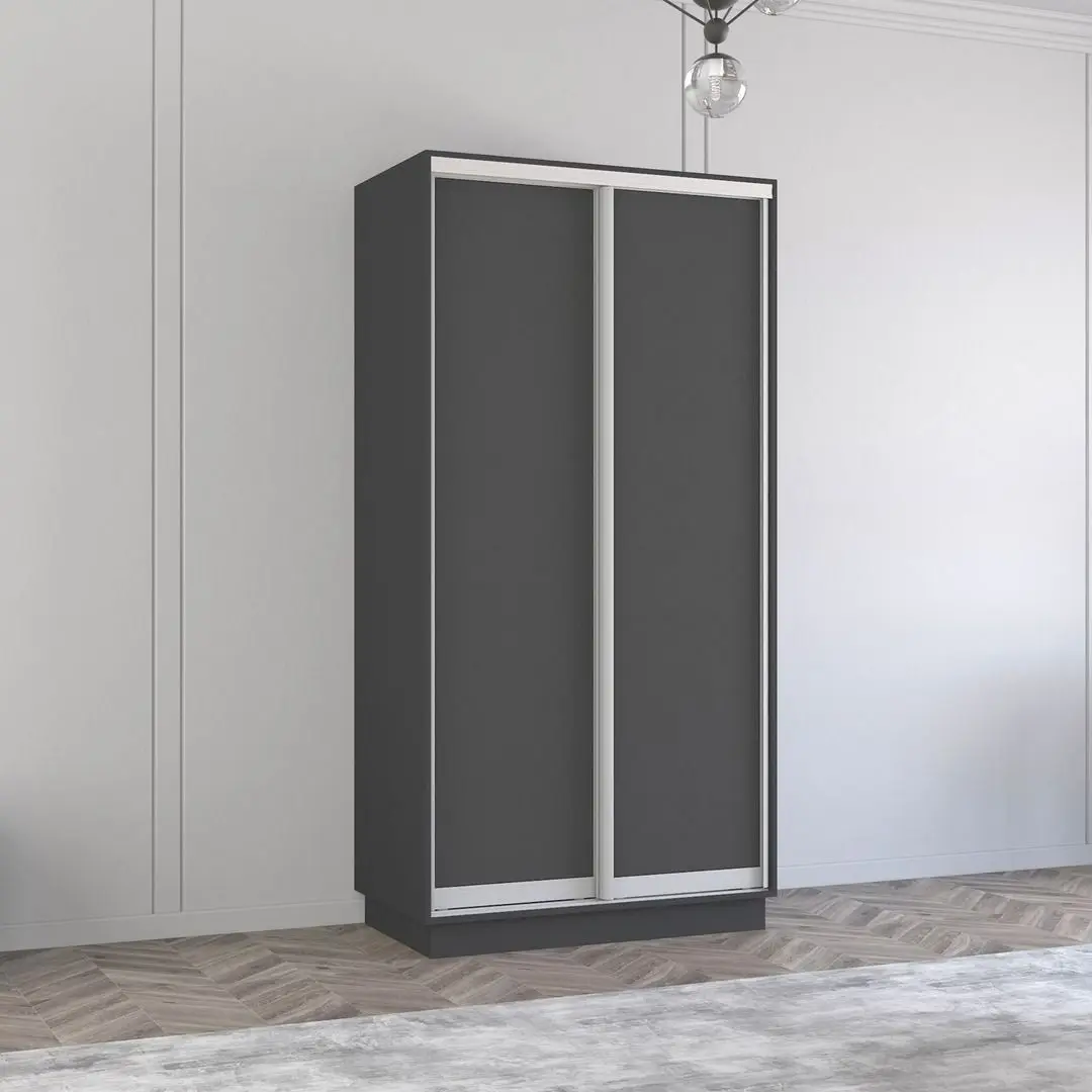 Dulap-cupe Mobildor Fox 2D usi PAL 120x210x60 (Anthracite)