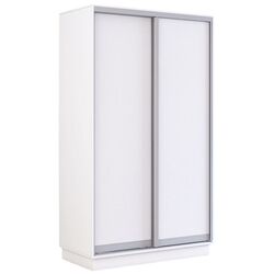 Шкаф-купе Mobildor Fox 2D двери ДСП 120x220x60 (White) Thumb