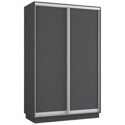 Шкаф-купе Mobildor Fox 2D двери ДСП 130x200x60 (Anthracite) Thumb