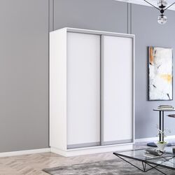 Шкаф-купе Mobildor Fox 2D двери ДСП 130x200x60 (White)